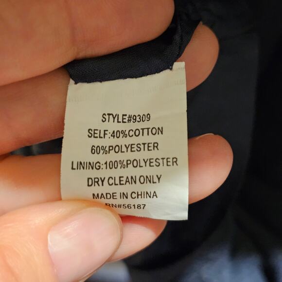 Frisky S Navy Sleeveless Mini Dress Empire Waist Rosette Boho Cottagecore Y2K - Picture 10 of 12